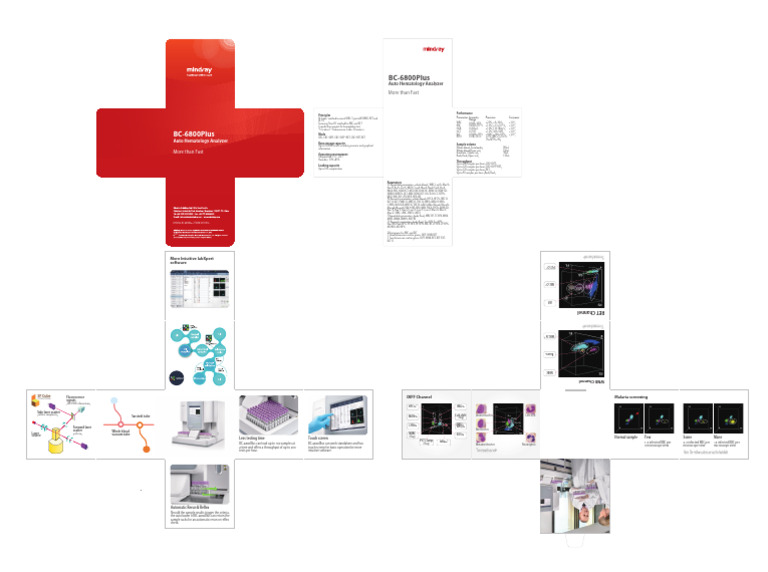 BC-6800Plus Hematology Analyzer Brochure | PDF | Blood | Tissue (Biology)