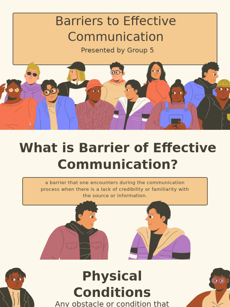 Barriers to Effective Communication (1) PDF