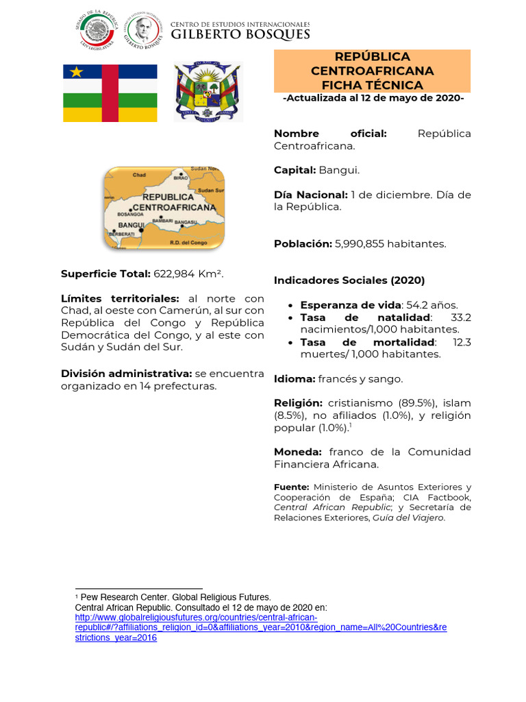 Republica Centroafricana | PDF | República Centroafricana | Naciones Unidas