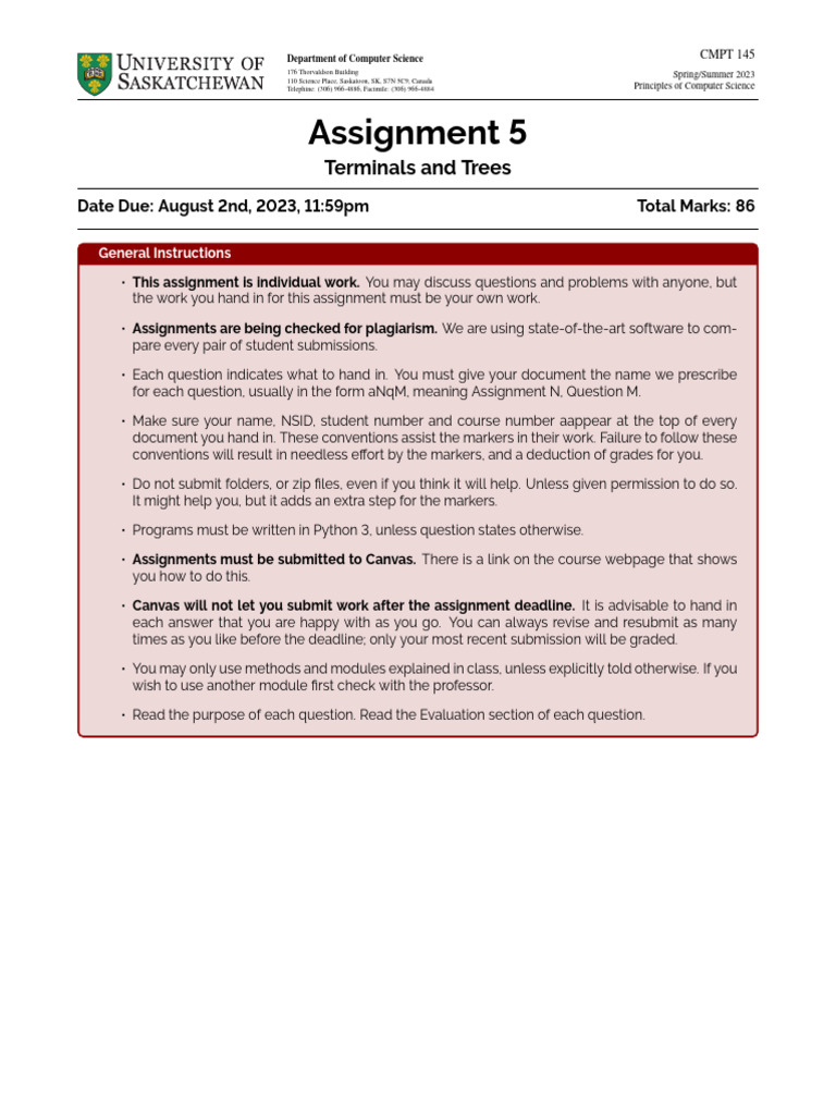 Bash Script Assignment for CMPT 145 | PDF | Computing | Computer ...