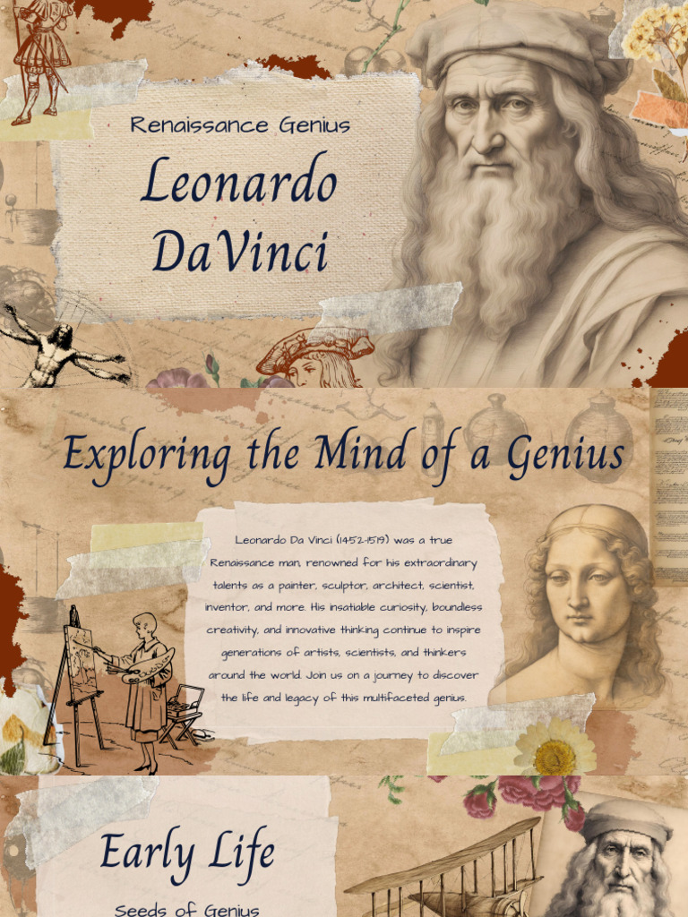 Leonardo Da Vinci: A Renaissance Genius | PDF | Leonardo Da Vinci ...