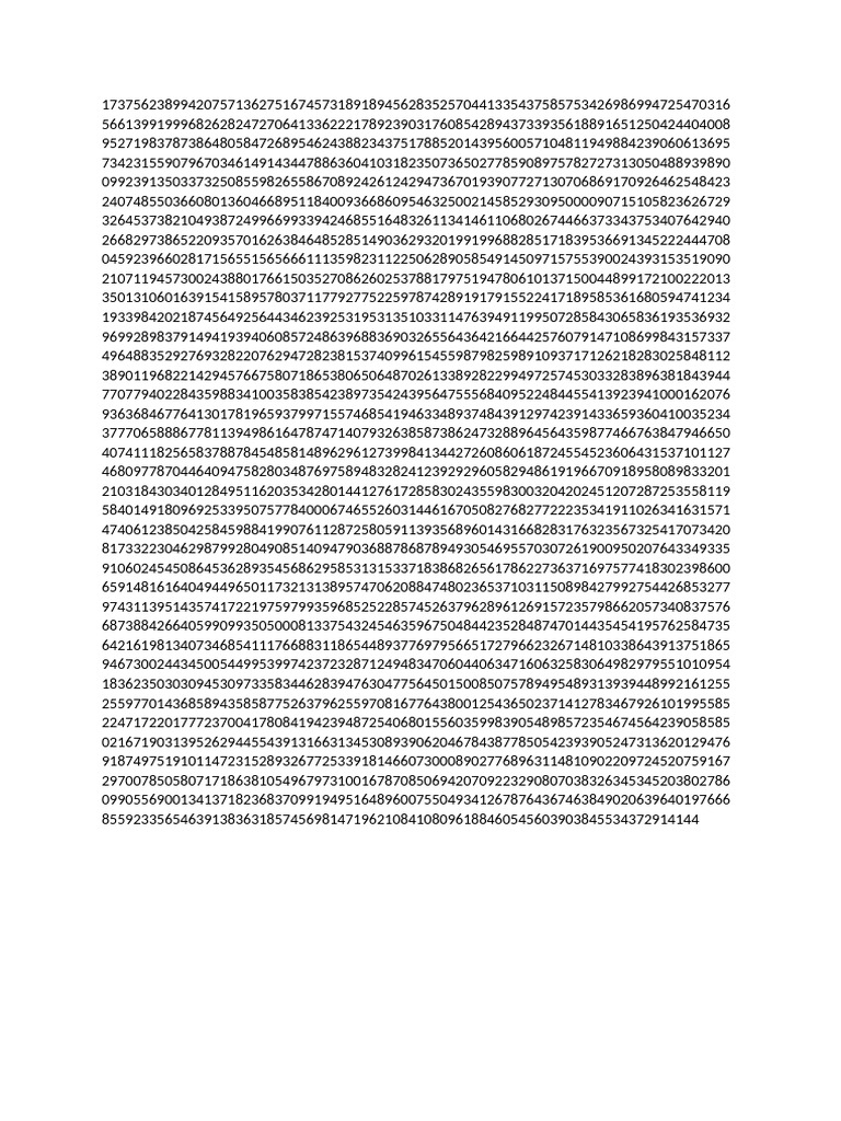 Some Digits of Pi | PDF