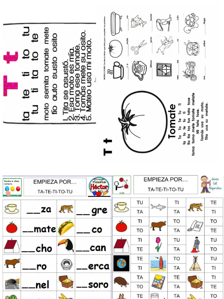 Ta Te Ti To Tu | PDF
