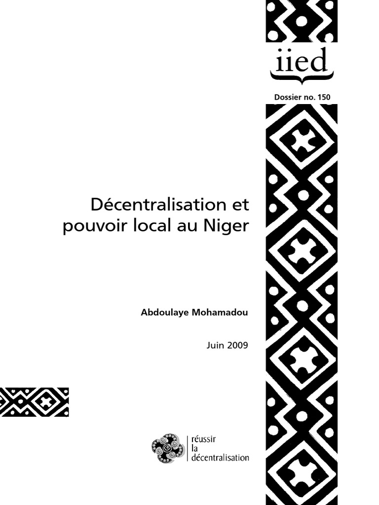 Décentralisation et pouvoir local au Niger | PDF | Communes de France ...