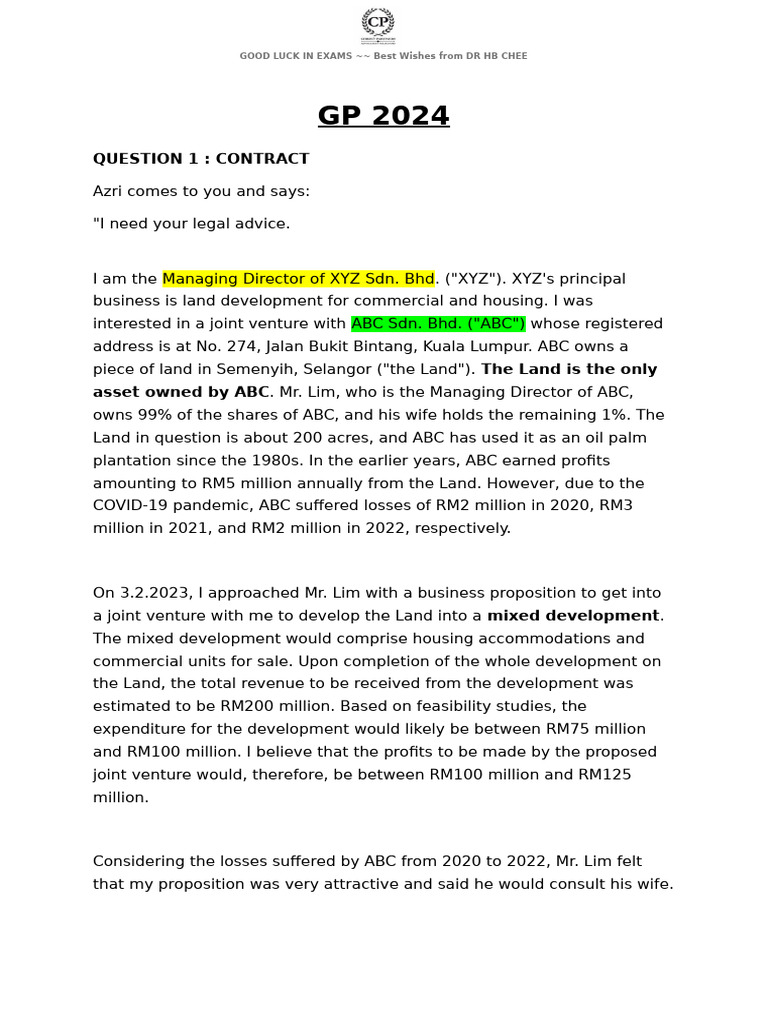 GP Paper Finale | PDF | Legal Remedy | Injunction