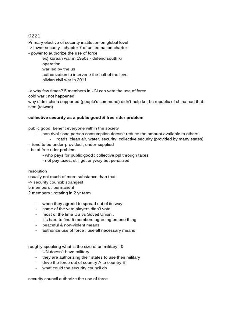 UN Security Council & Global Conflict | PDF | Exchange Rate | Floating ...
