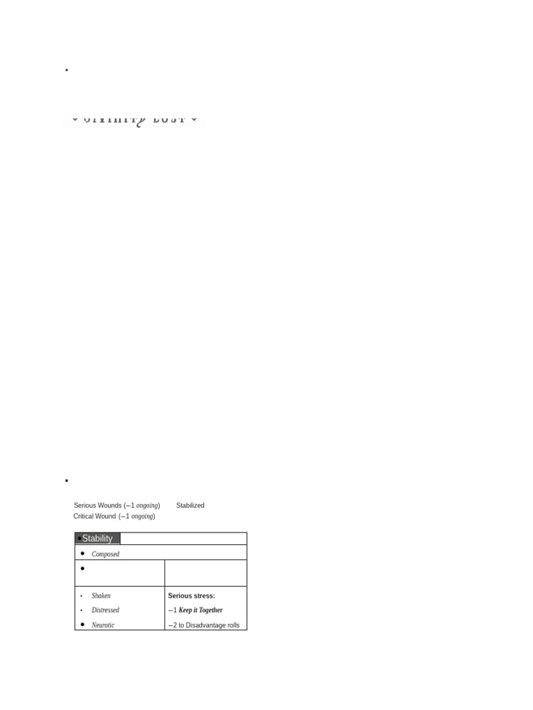 Kult Divinity Lost Character Sheet Aware Copy Copy 10 | PDF