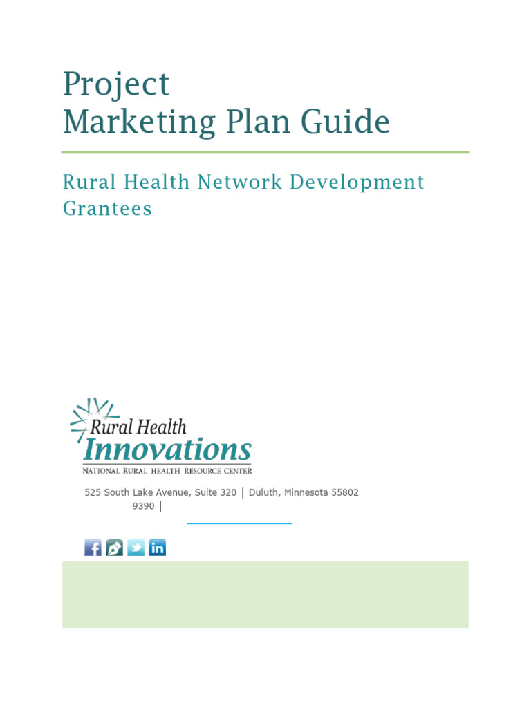 Guide - RHND Market Plan - 1 | PDF | Marketing | Goal