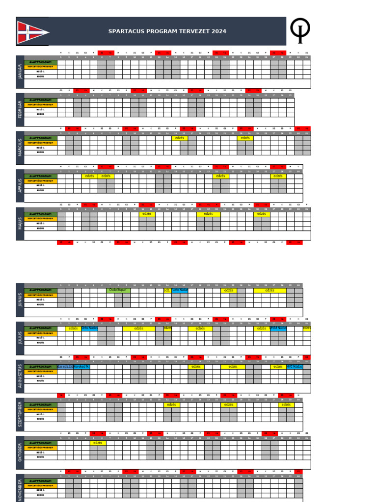 Program Terv - 2024 - Op C 4 | PDF