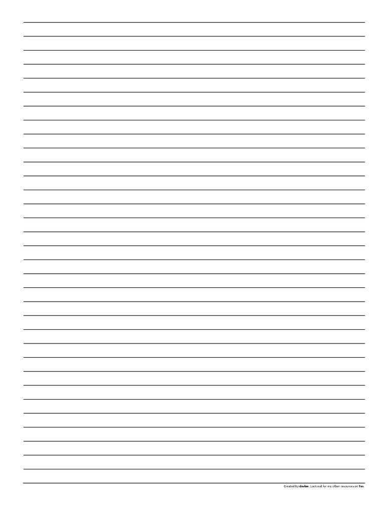8mm Lined Paper PDF