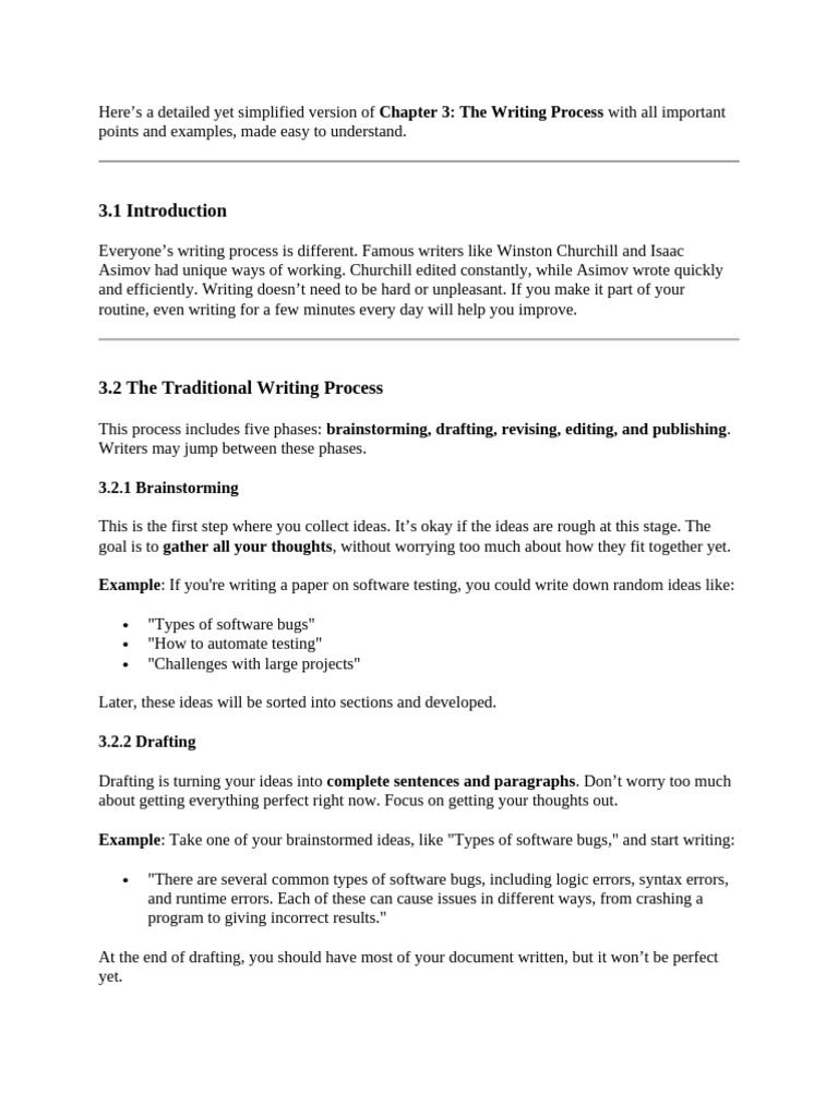 Structuring the Writing Process in English | PDF | Plagiarism | Human ...