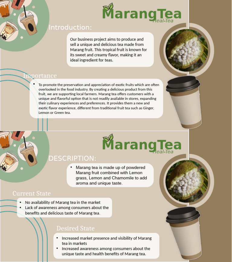 A Feasibility Study of Marang Tea | PDF