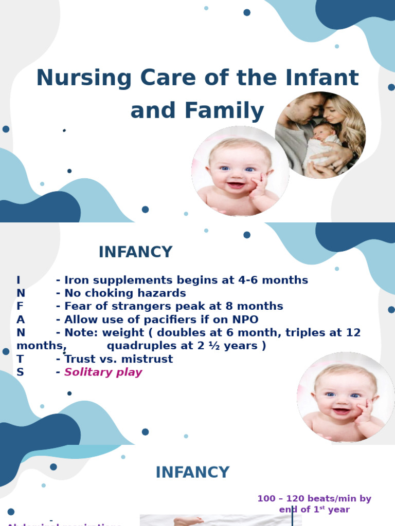 Care of The Infant Family | PDF | Vaccines | Pediatrics