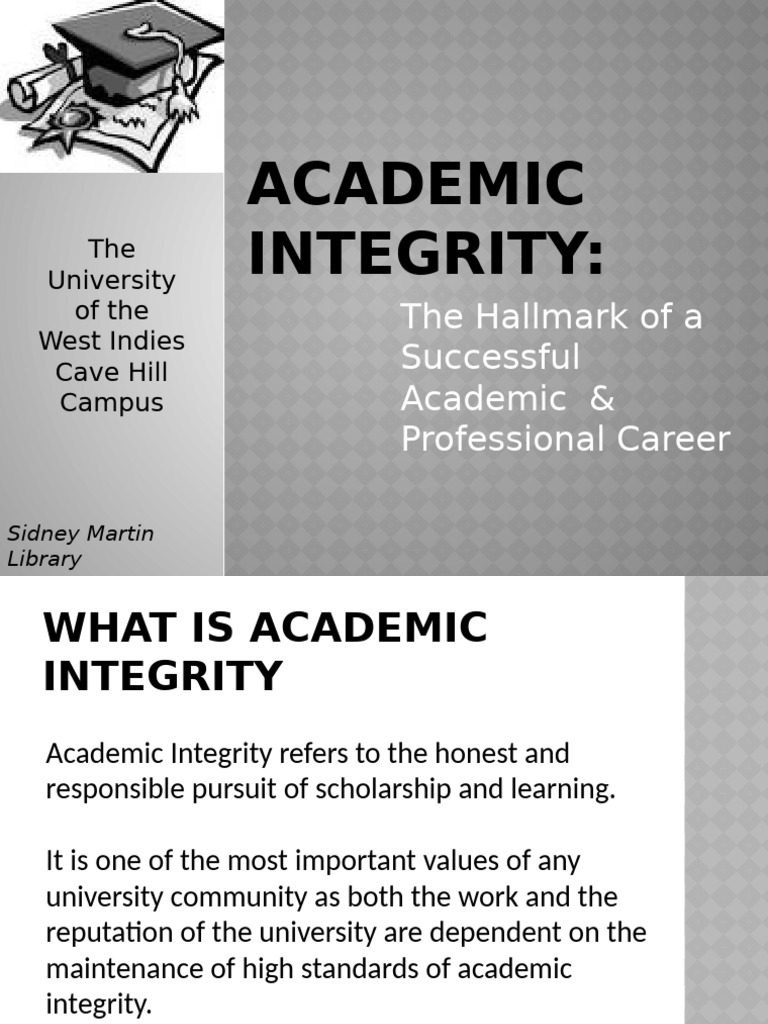 Academic Integrity 4 | PDF | Information | Plagiarism