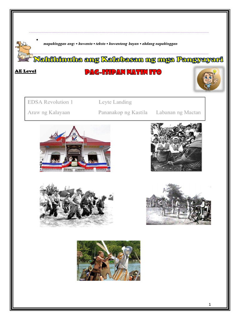 Pagbibigay Hinuha Worksheet NCR FINAL FILIPINO6 Q1 M7.pdf 6 FILIPINO