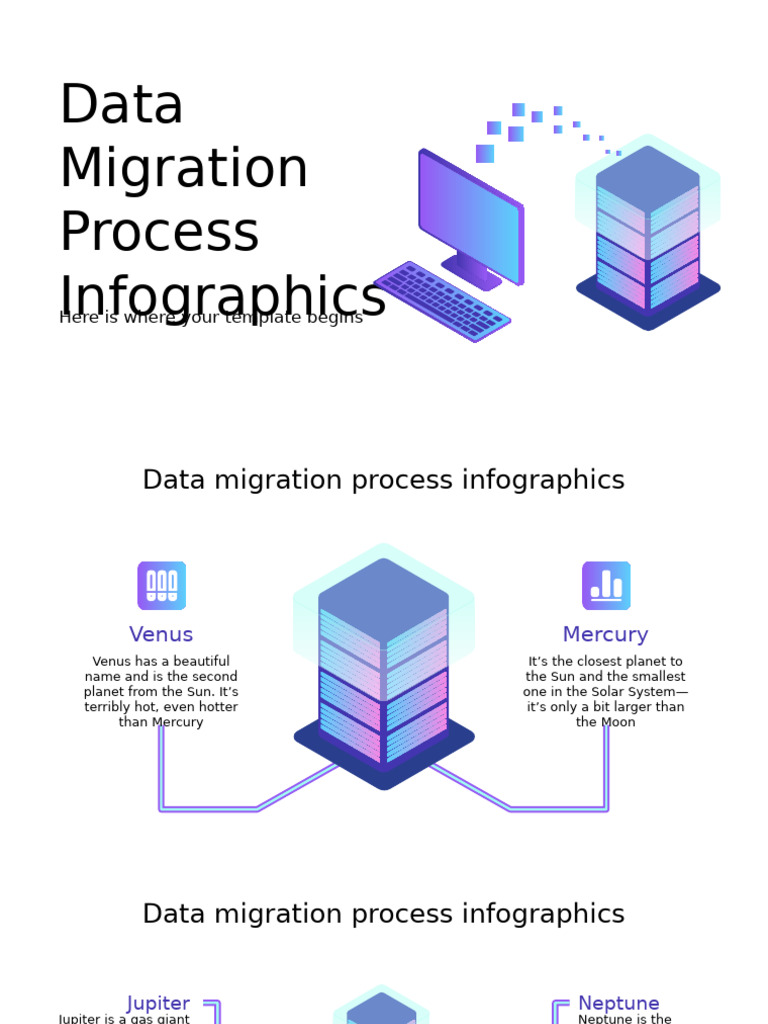Data Migration Process Infographics | PDF | Planets | Planets In Astrology