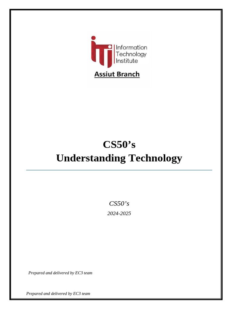 Cs50 s undersanding technology documentation pdf hard disk drive