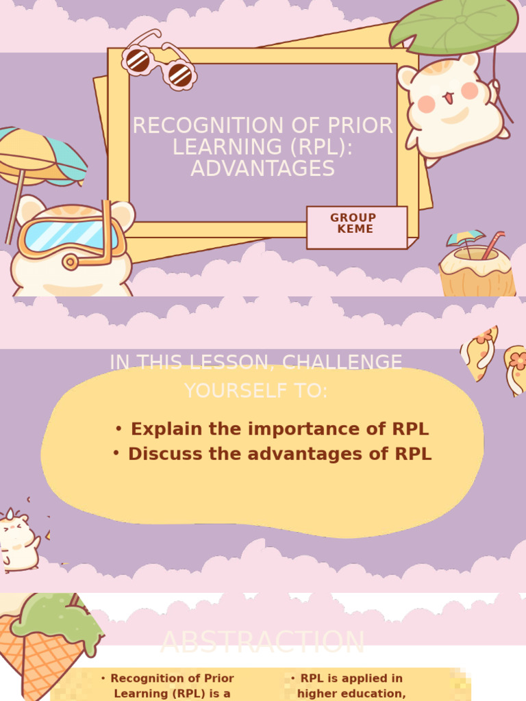 Advantages of RPL in Education | PDF