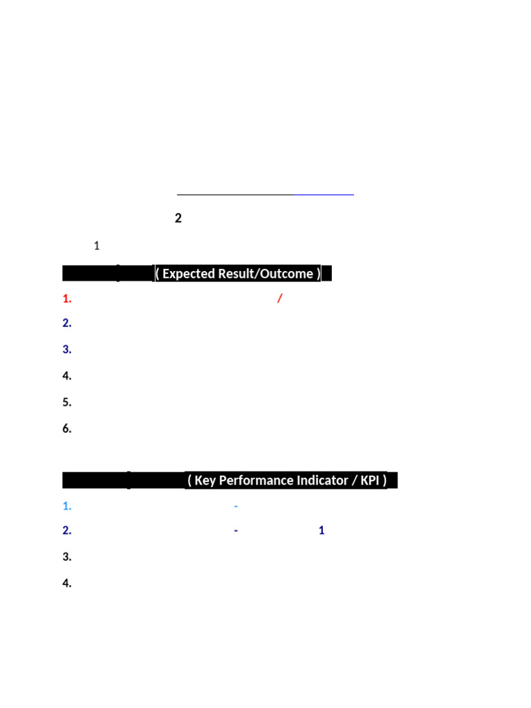 Expected Result/Outcome | PDF