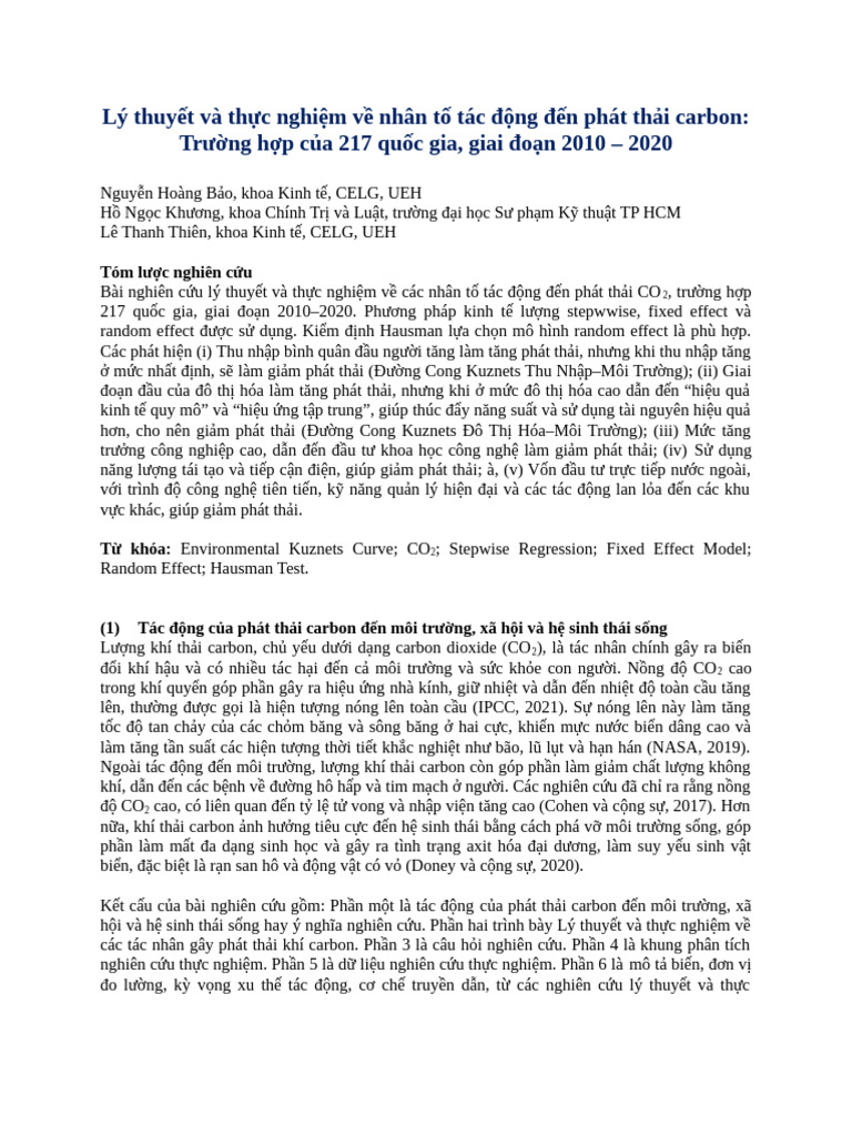 CO2 Emission | PDF