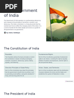 Indian Government Hierarchy Overview | PDF
