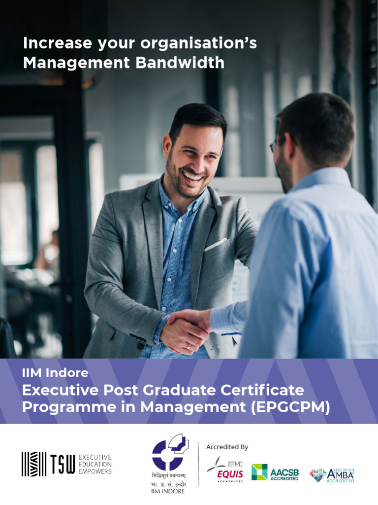 IIM Indore Executive Management Program | PDF