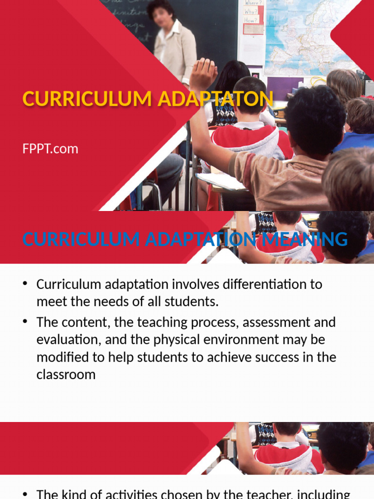 Curriculum Adaptation 1 | PDF | Curriculum | Educational Assessment