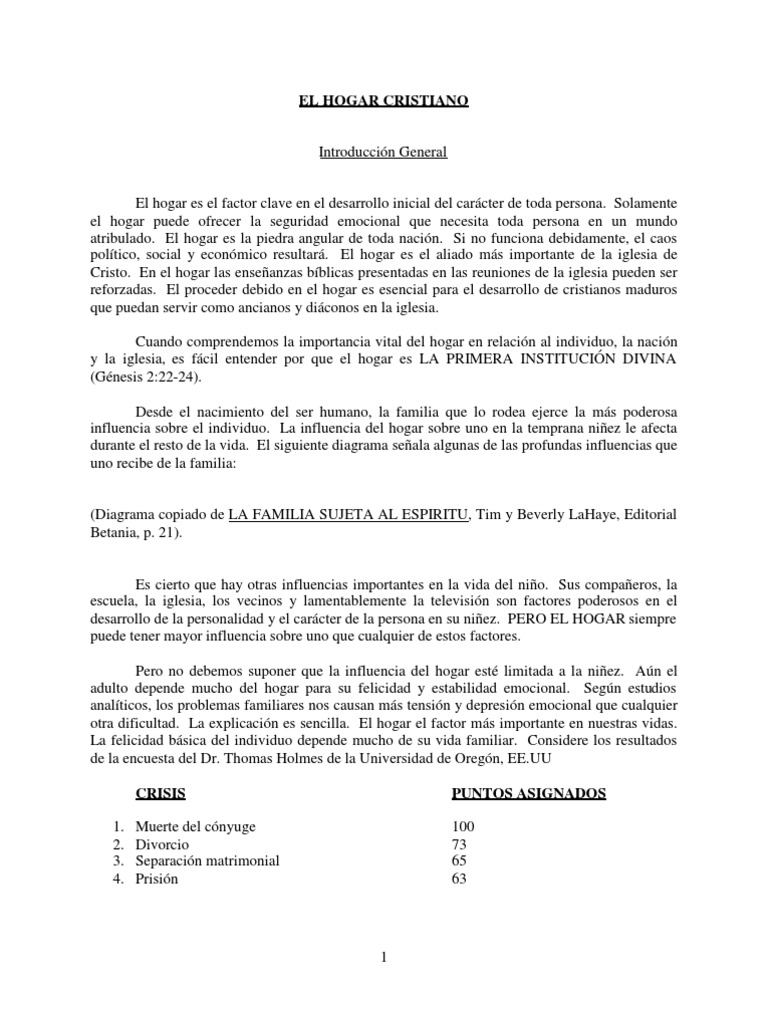 Principios del Hogar Cristiano | PDF | Cristo (título) | Amor