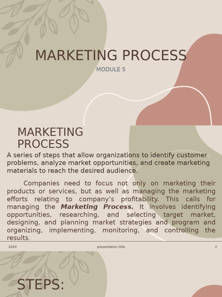 Marketing Process | PDF | Marketing Strategy | Marketing