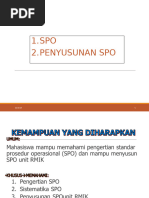 Prosedur Pembuatan SPO yang Efektif | PDF