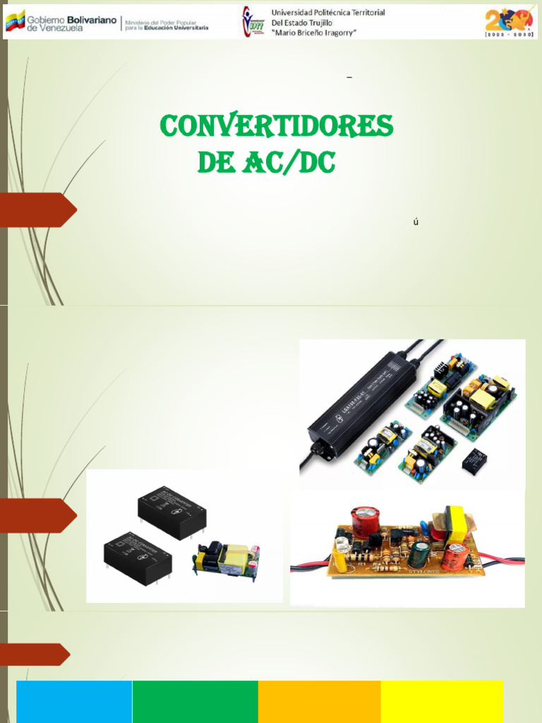 Convertidor AC-DC | PDF | Rectificador | Corriente eléctrica