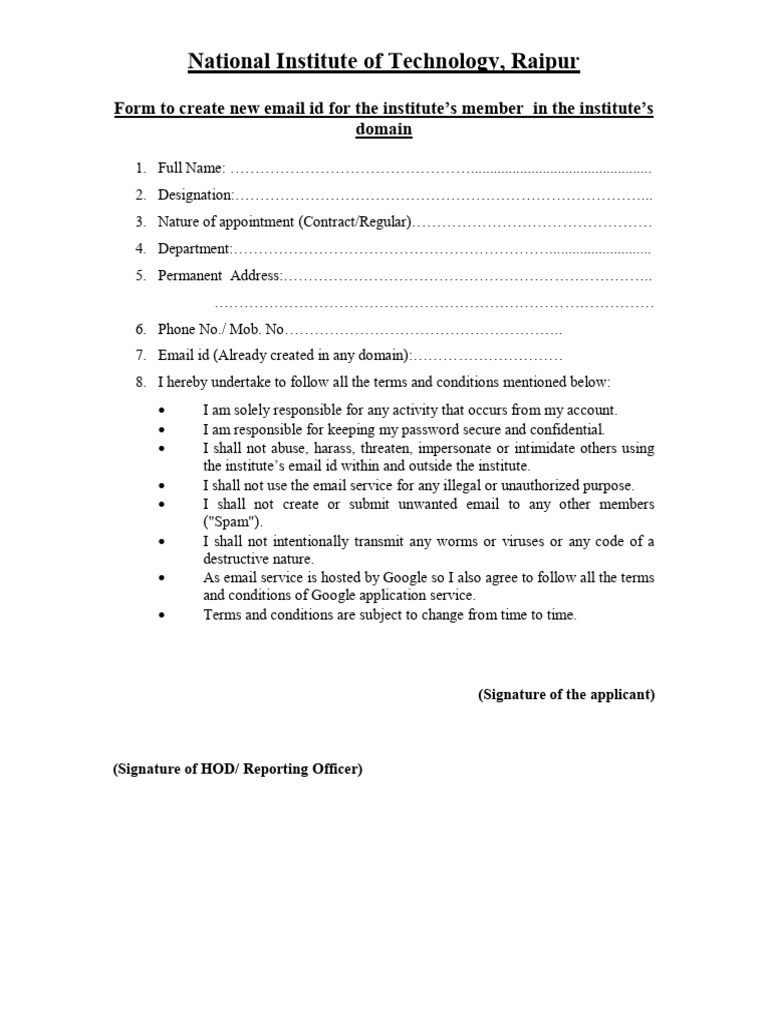 The Real Id Form