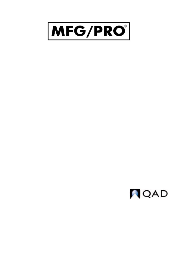 Administration Approvisionnement MFG/PRO 8.6 | PDF | Planification ...