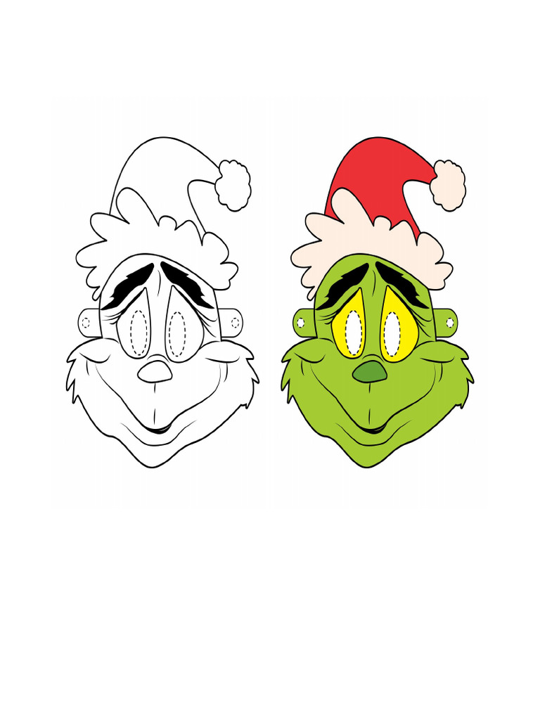 Grinch Mask Printable 400507 jpg PDF