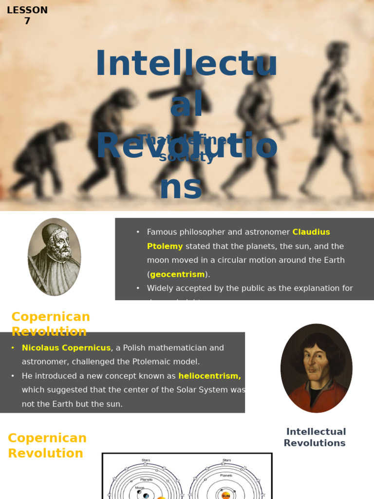 Key Intellectual Revolutions Explained | PDF | Heliocentrism | Planets