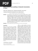 Download Batch Kinetics and Modelling of Ethanolic Fermentation of Whey by Salman Zafar SN78209869 doc pdf