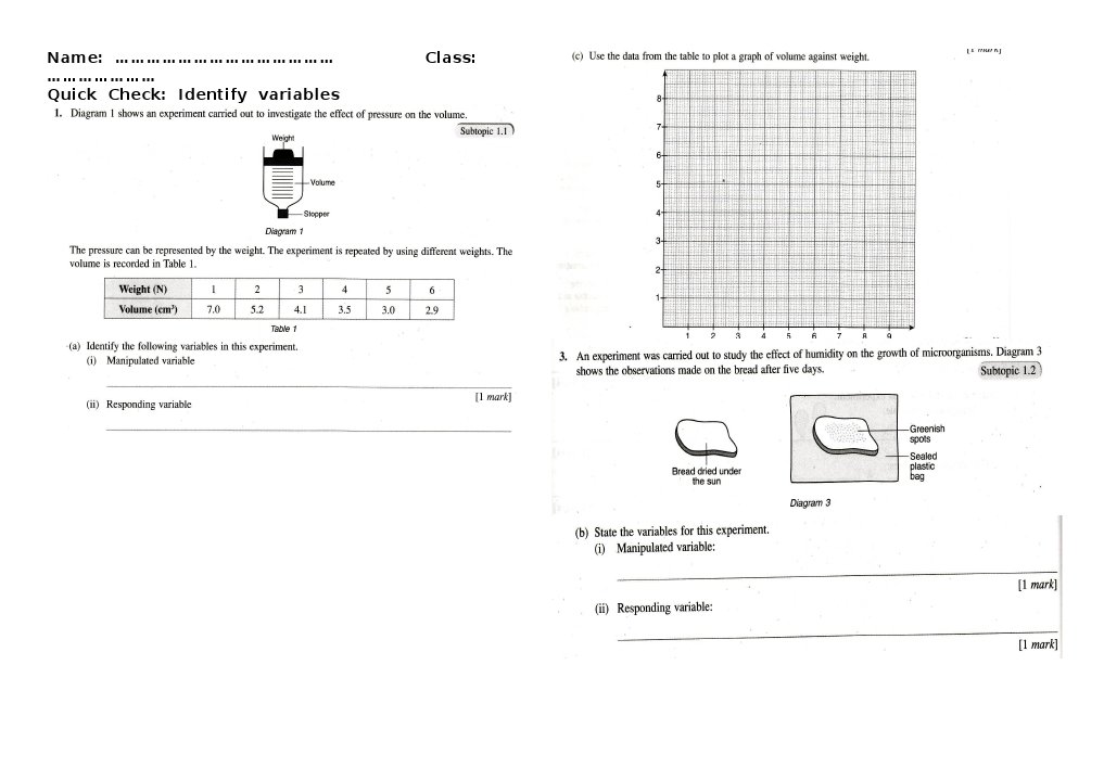 Quick Review 1 | PDF