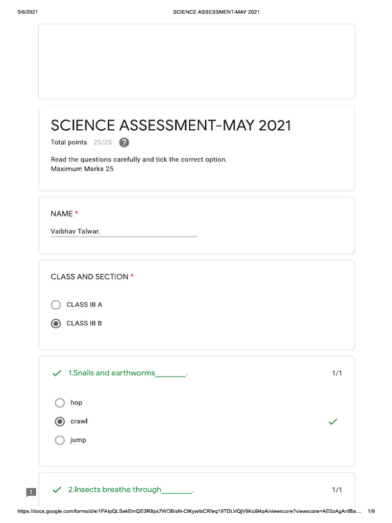 Since Test May 2021 | PDF