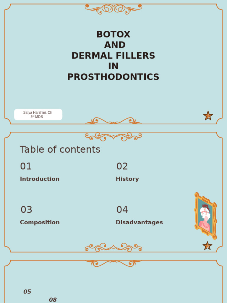 Botox And Dermal Fillers Pdf Botulinum Toxin Clinical Medicine