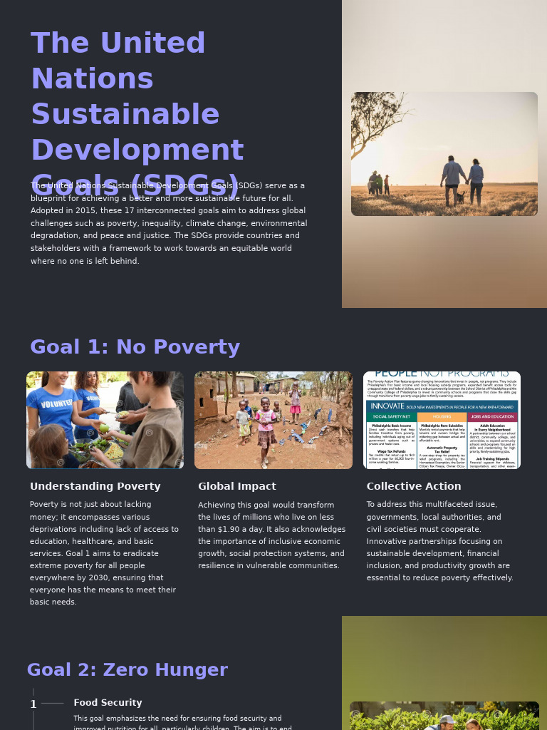 SDG goals | PDF | Sustainability | Infrastructure