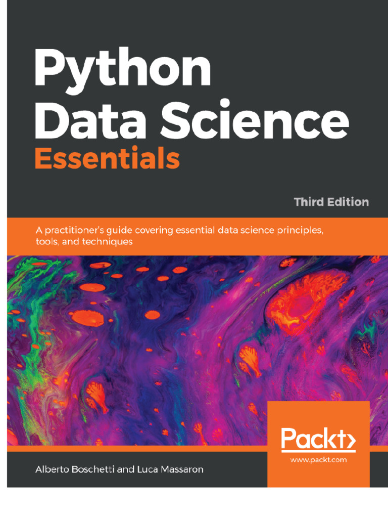 Python Data Science Essentials A Practitioner's Gu... - (Cover) | PDF ...
