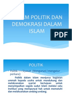 Sistem Politik Dan Demokrasi Dalam Islam