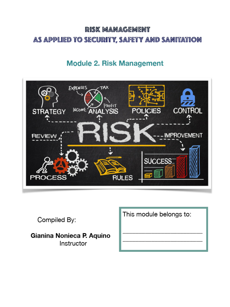 Module 2 Risk Management Pdf Risk Risk Management