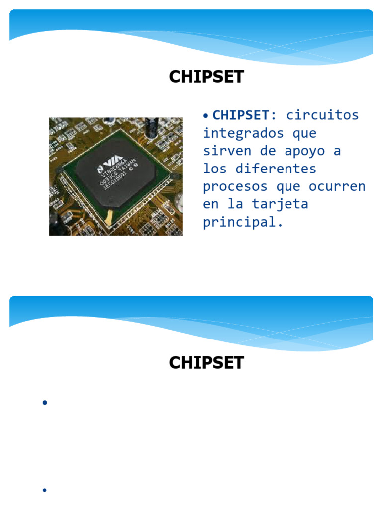 Componentes de Placas Base Modernas | PDF | Hardware de la computadora ...