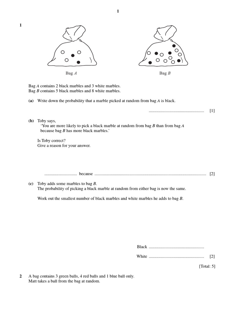 Probability Puzzles for Students | PDF | Probability Theory