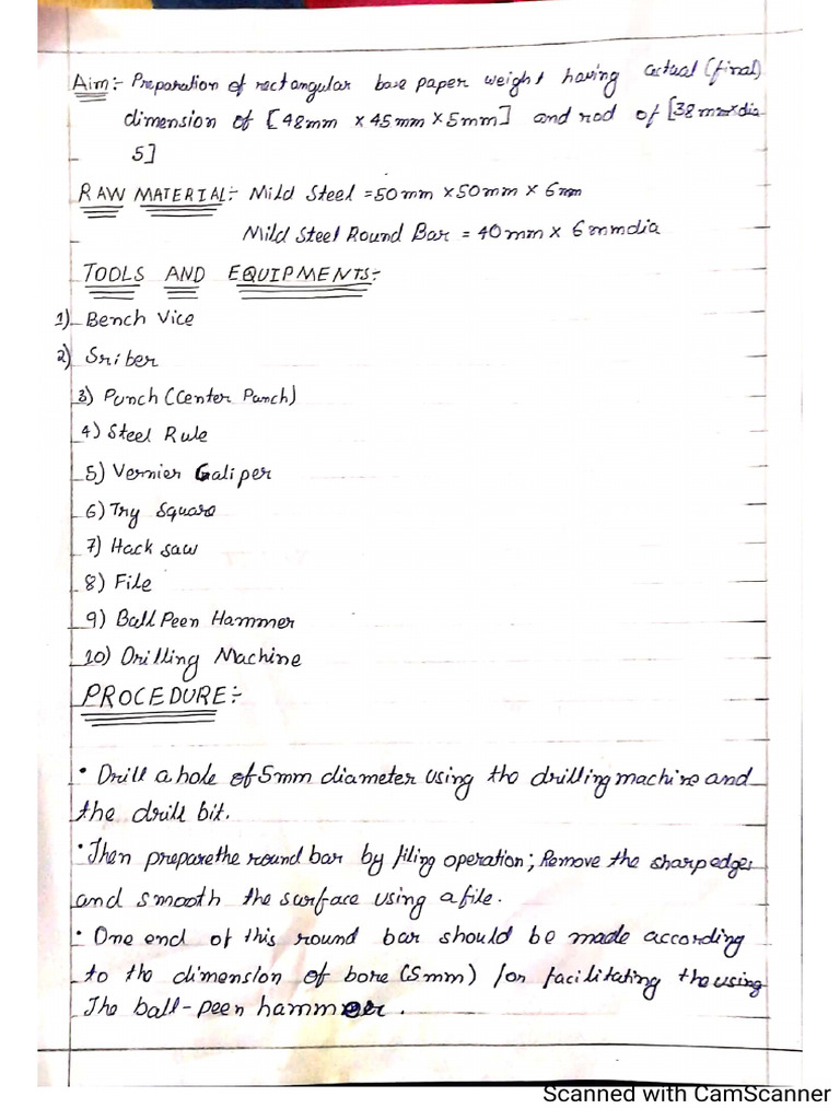 Fitting Experiment Pdf