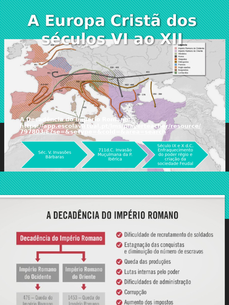 A Europa Cristã: Séculos VI a XII | PDF | Clero | Império Bizantino