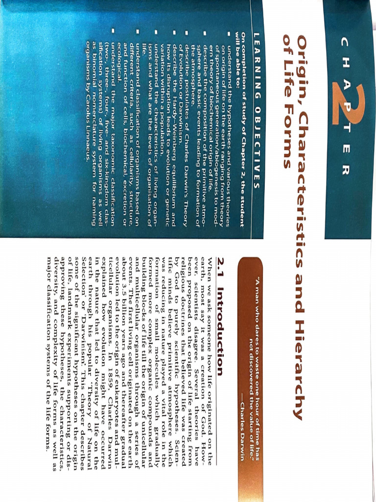 Bio Chapter 2 | PDF