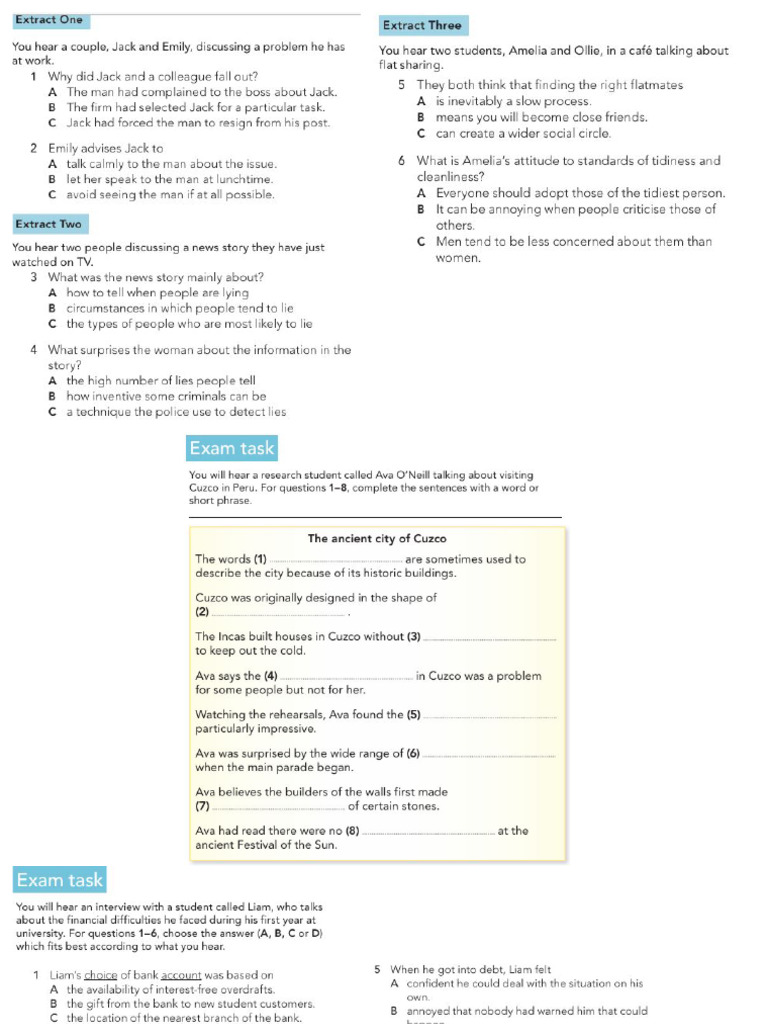 Listening C1 - 02 | PDF