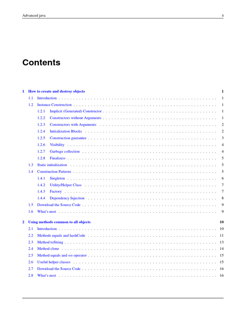 Advanced Java Object Creation Guide | PDF | Constructor (Object ...